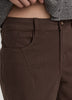 Mid-Rise Baggy Cotton Pants