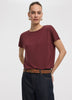 Short-Dolman-Sleeve Boat-Neck T-Shirt