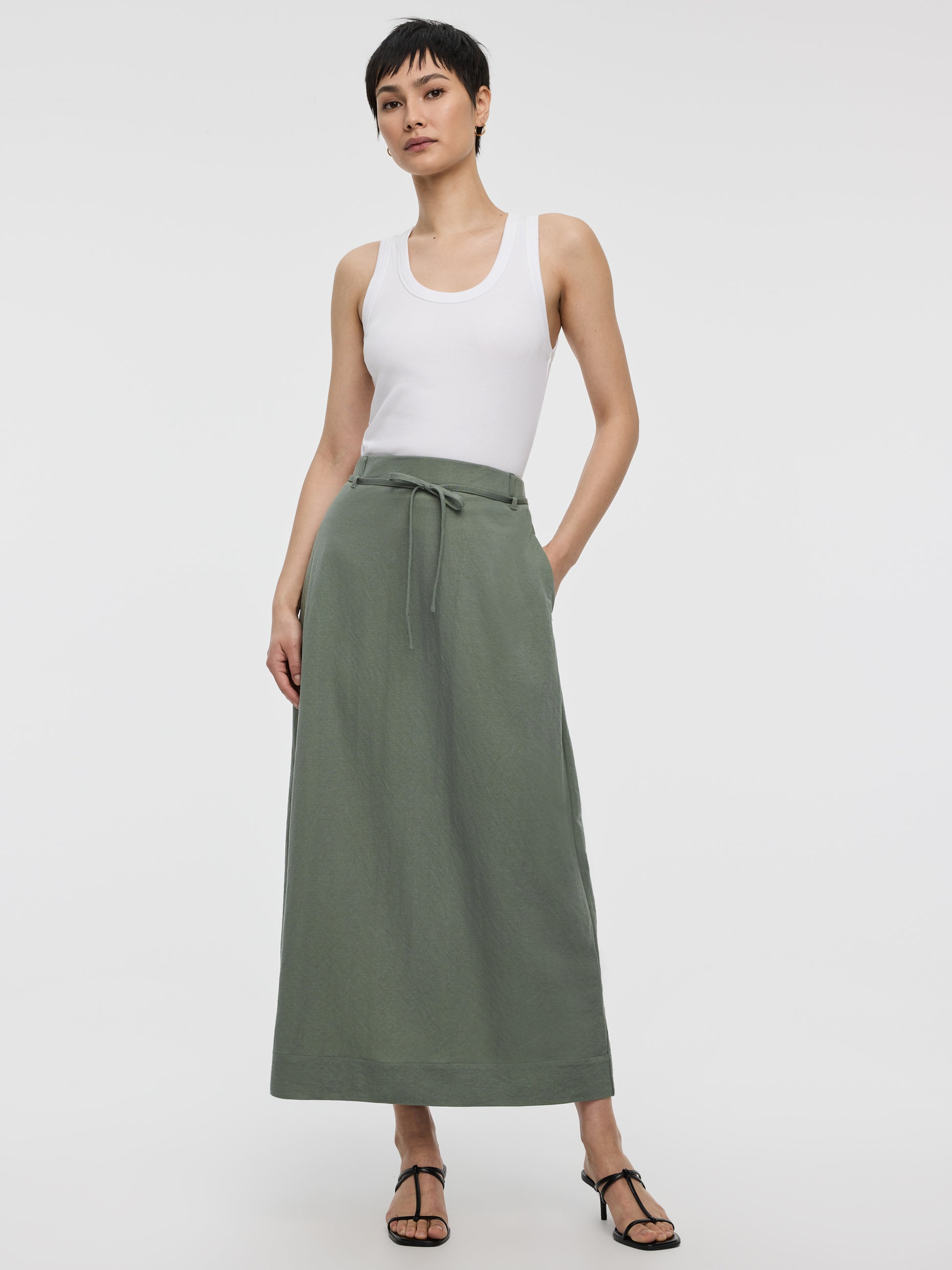 Pull-On Maxi Skirt