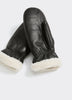 Leather Mitts with Sherpa Lining