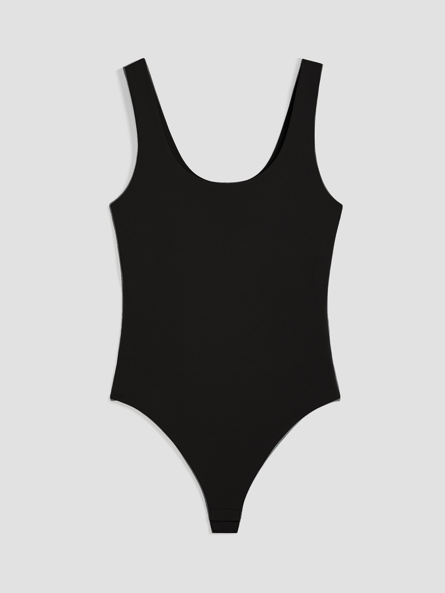 Sleeveless Scoop-Neck Bodysuit