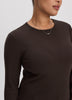 Long-Sleeve Crew-Neck Ribbed T-Shirt - R Essentials