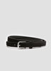 Skinny Faux Pony Hair Belt