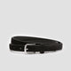Skinny Faux Pony Hair Belt