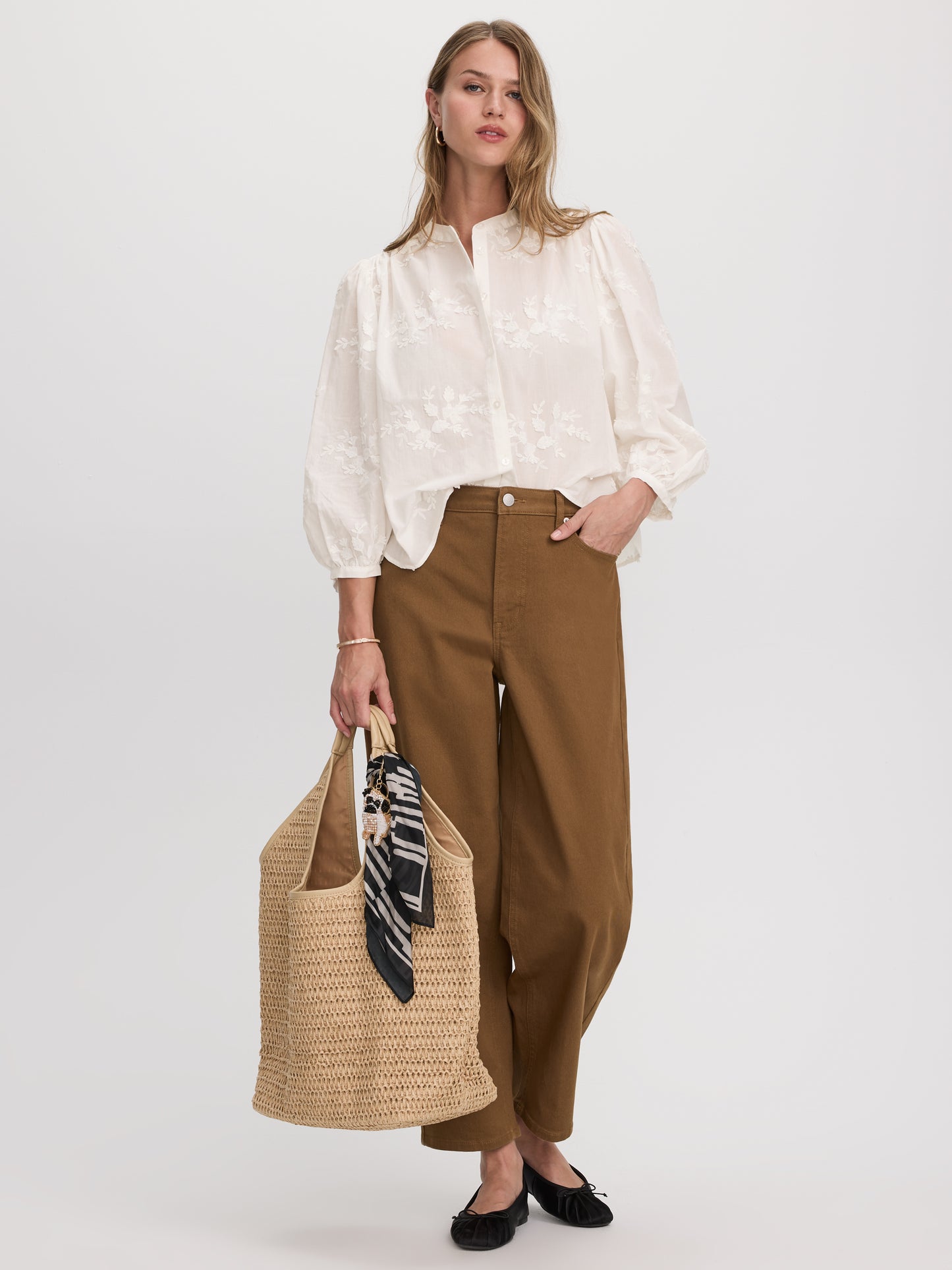 High-Rise Barrel Pant
