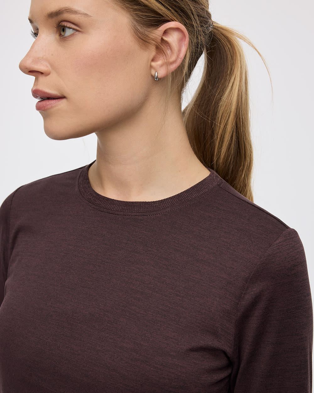 Long-Sleeve Crew-Neck T-Shirt - DRY-LUX (R) Hyba Essentials