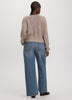 Mohair-Blend V-Neck Cardigan