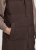 Long Quilted Sleeveless Vest - Hyba