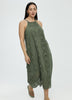 Sleeveless Maxi Dress with Halter Neckline