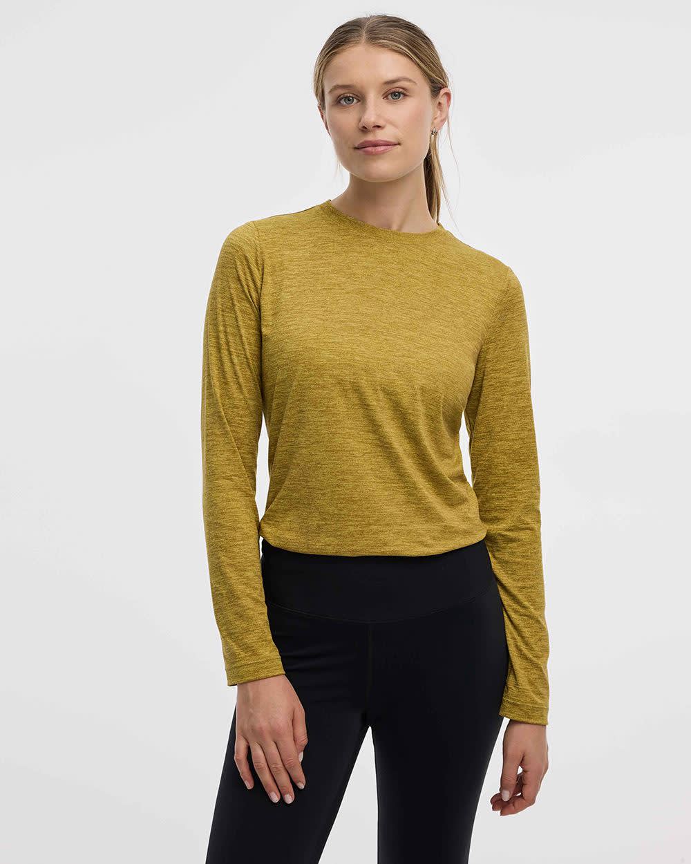 Long-Sleeve Crew-Neck T-Shirt - DRY-LUX (R) Hyba Essentials