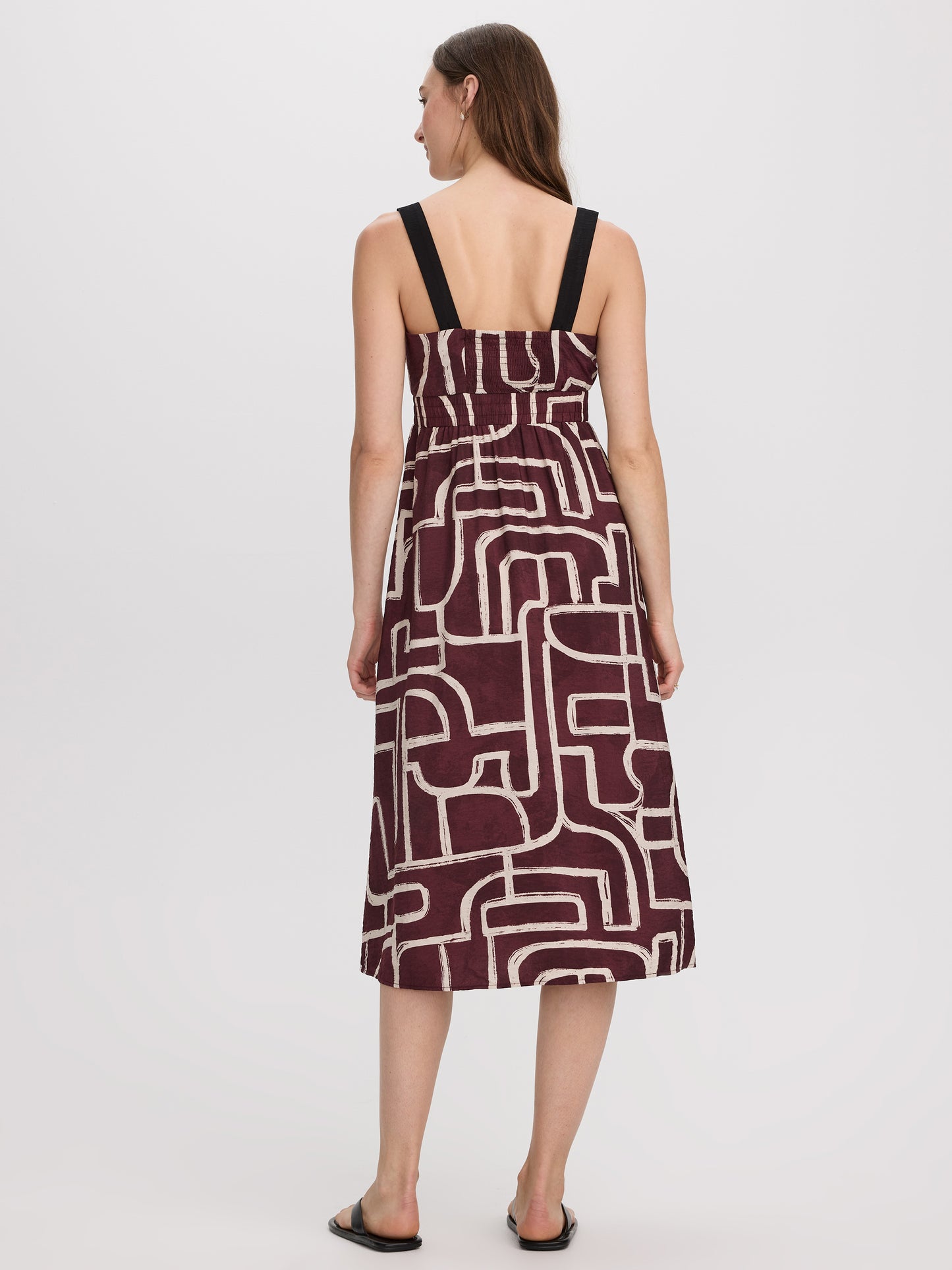 Sleeveless Sweetheart Midi Dress