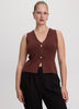 Sleeveless V-Neck Sweater Vest