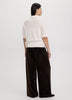 Cashmere-Blend Elbow-Sleeve Turtleneck Sweater