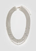 Multilayer Necklace with Rhinestones