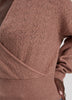 Long-Sleeve V-Neck Wrap Sweater
