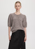 Elbow-Sleeve Crew-Neck Sweater