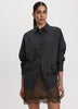 Poplin Blouse with Side Shirrings
