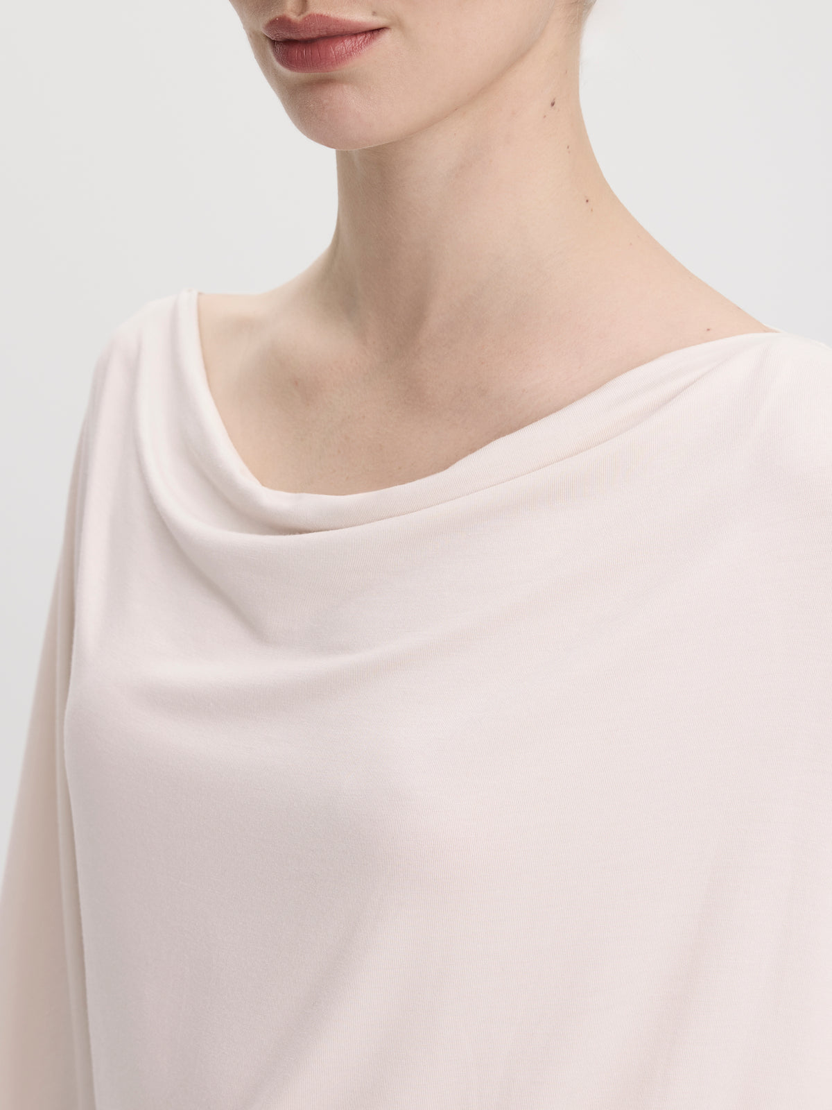 Short-Sleeve Boat-Neck Top