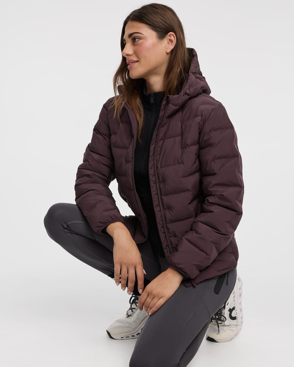 Quilted hooded Jacket - Hyba