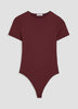 Short-Sleeve Crew-Neck Bodysuit