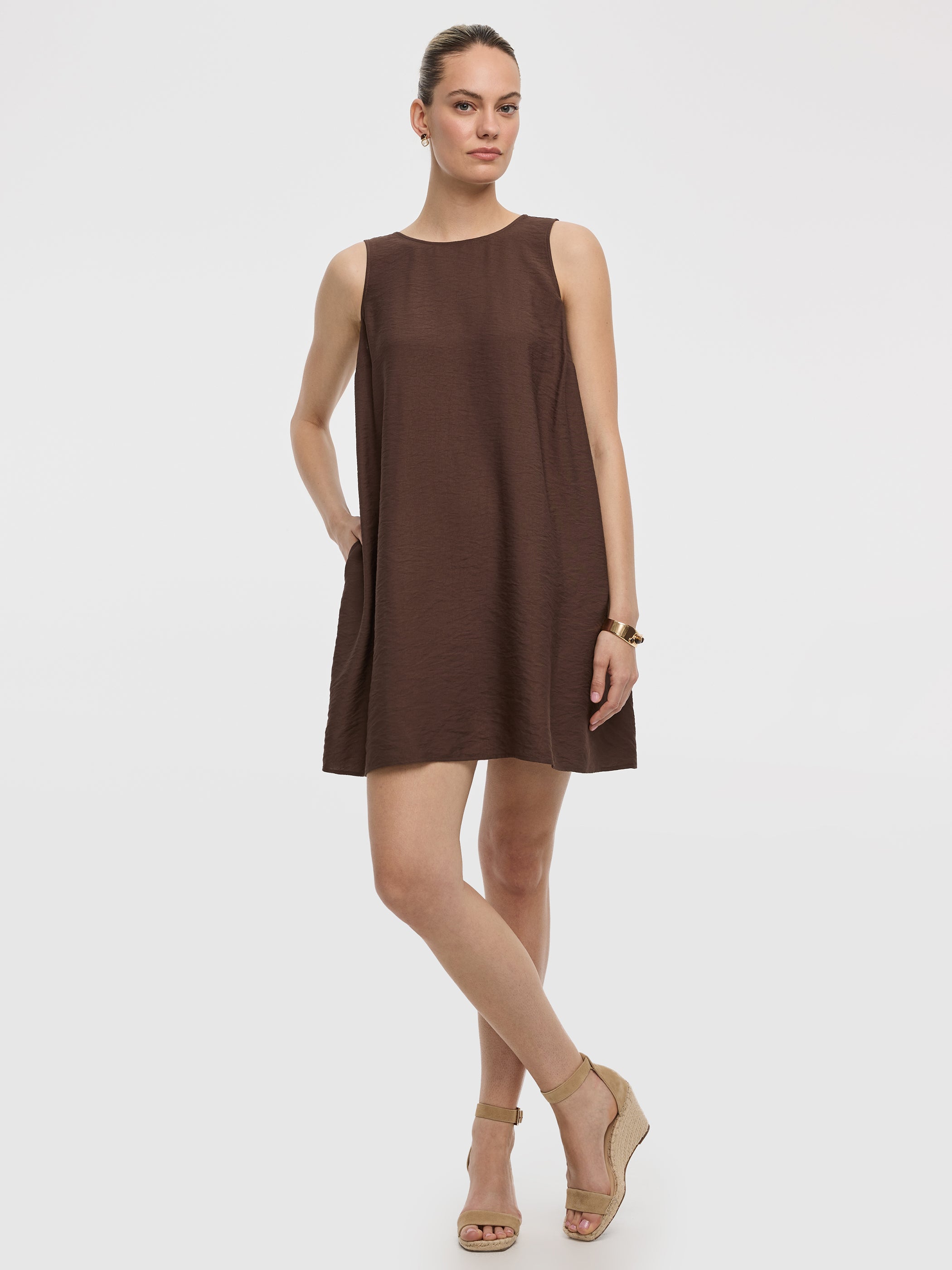 Sleeveless Swing Mini Dress