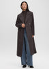 Wool-Blend Long Jacket