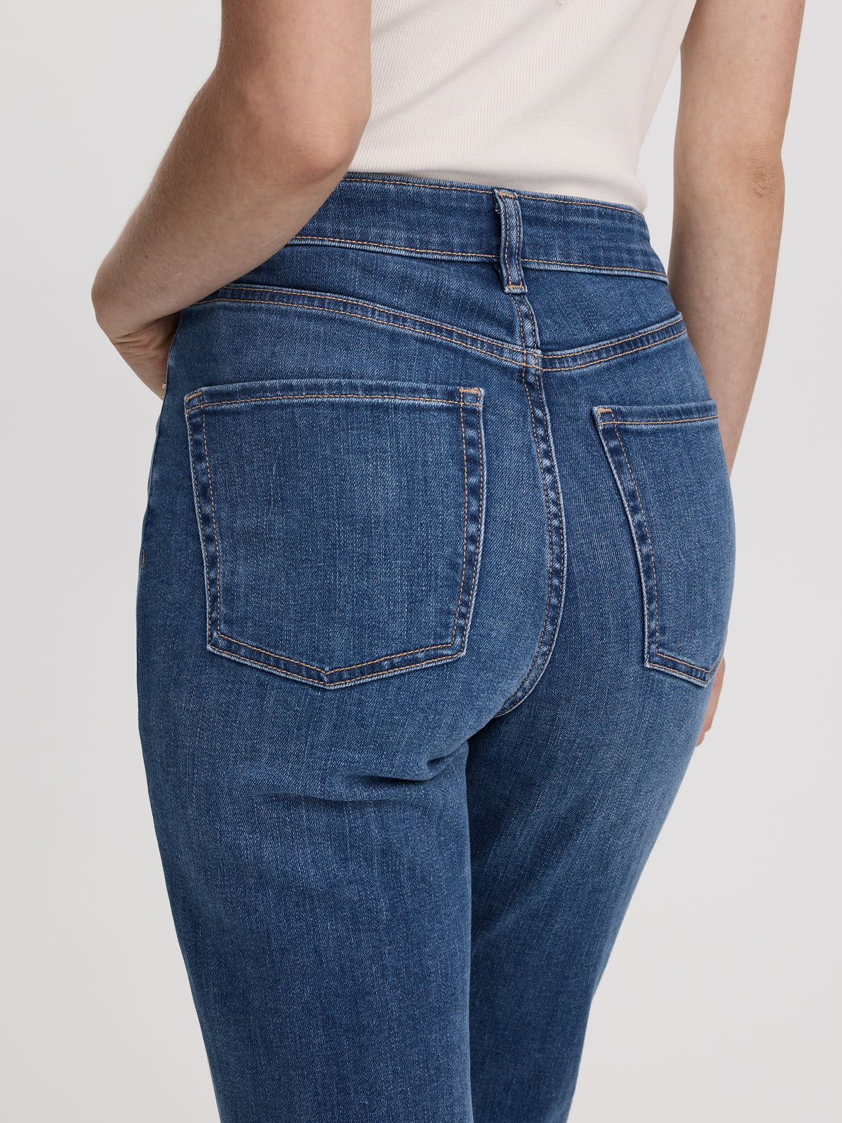 Flare-Leg High-Rise Jean