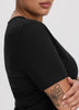 Long-Sleeve Crew-Neck Ribbed T-Shirt - R Essentials
