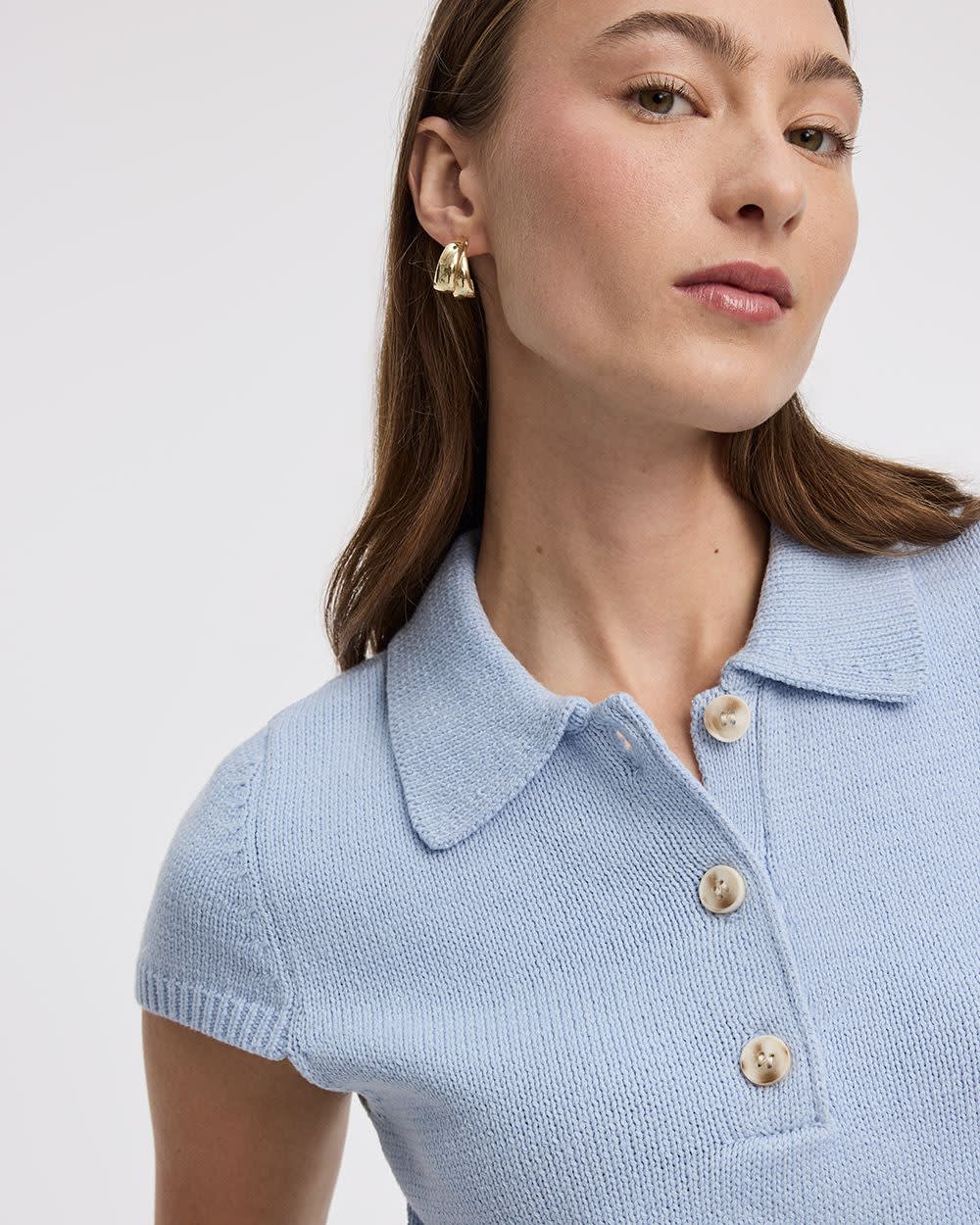 Polo à manches très courtes