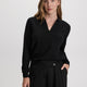Long-Sleeve Sweater with Johnny Collar - R Essentials