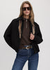 Long-Dolman-Sleeve Melton Jacket