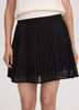 Pleated Chiffon Mini-Skirt