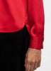 Chemise en satin à manches longues