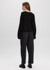 Mohair-Blend V-Neck Cardigan