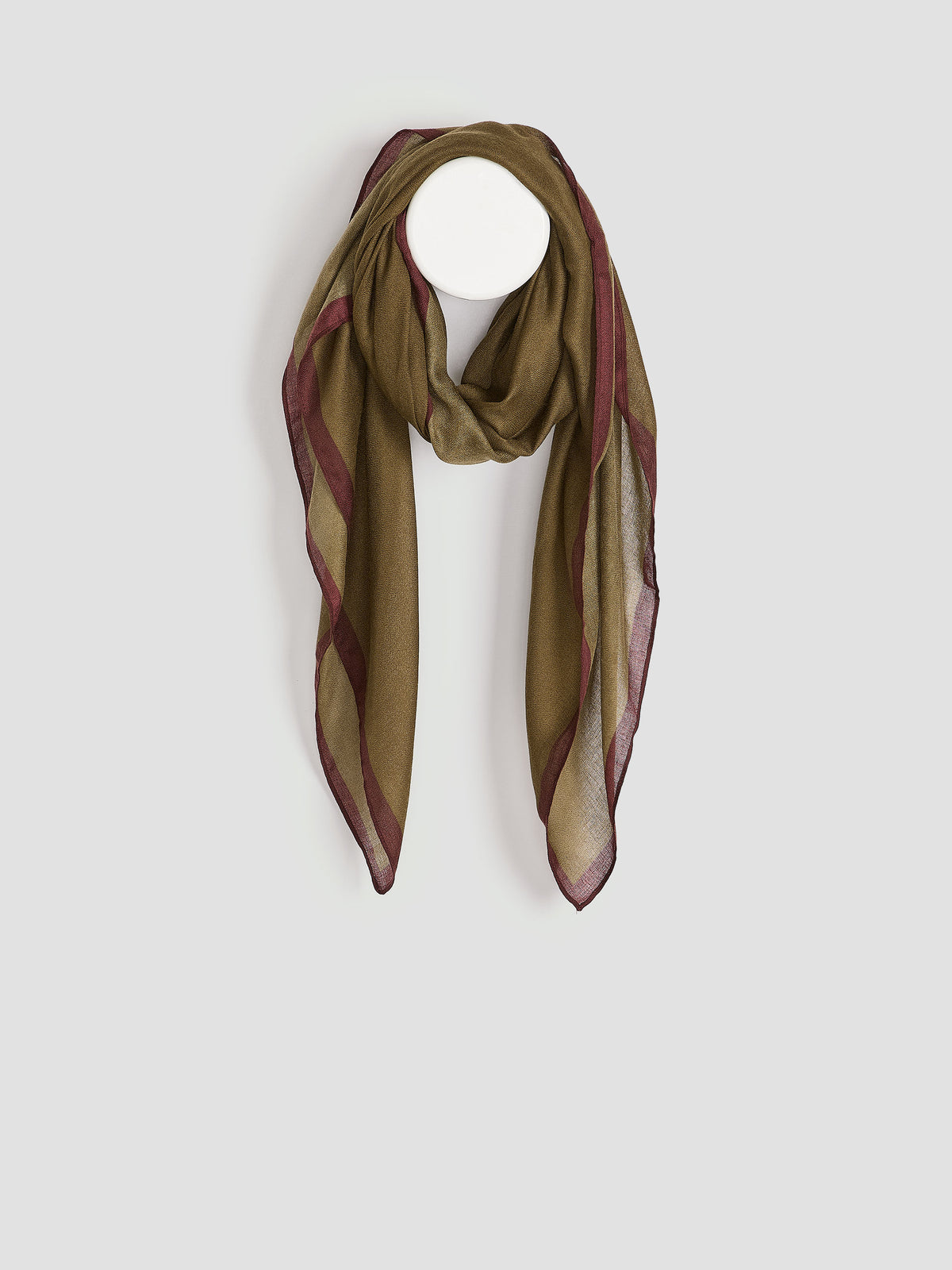 Two-Tone Large Square Scarf