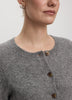 Crew-Neck Cardigan