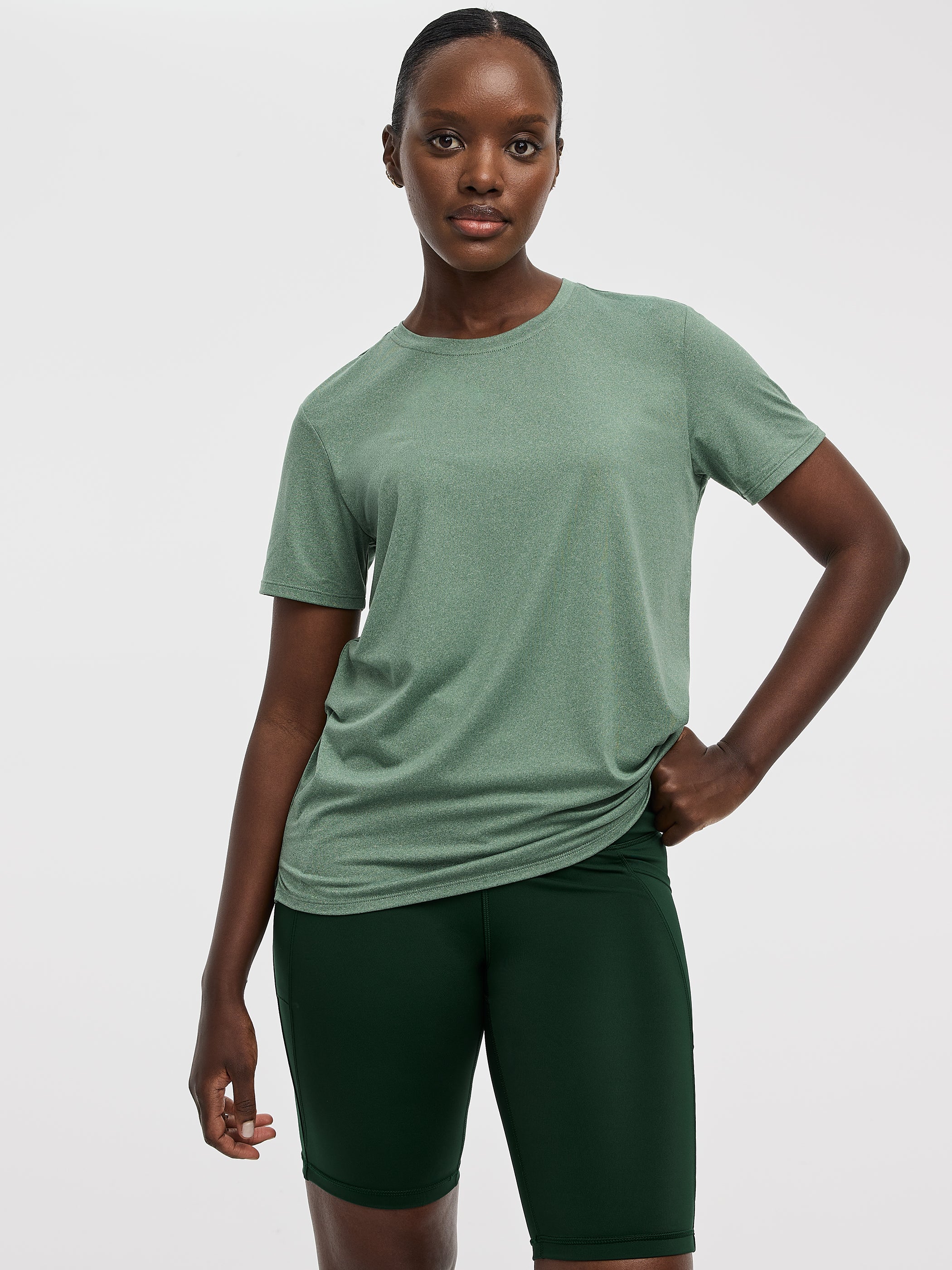 T-shirt à col rond - DRY-LUX (MD) Hyba Essentiels