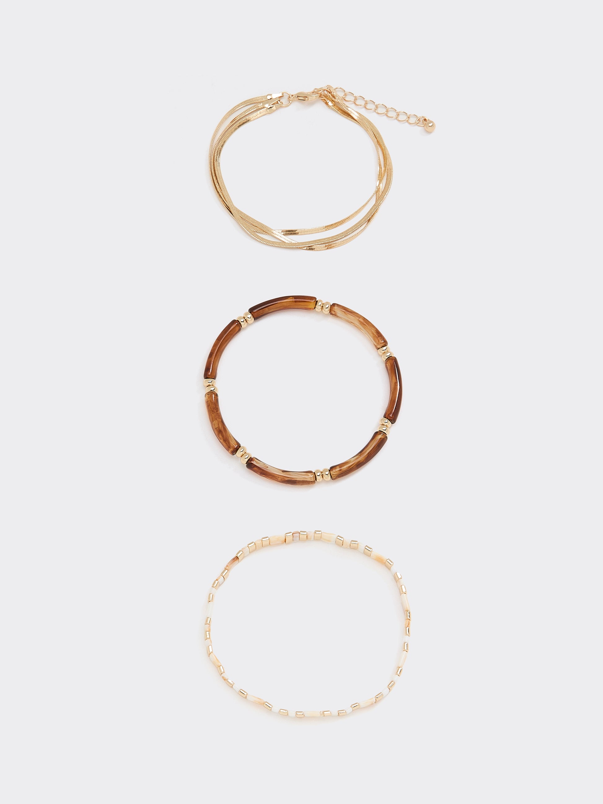 Bracelets with Mother-of-Pearl - Set of 3