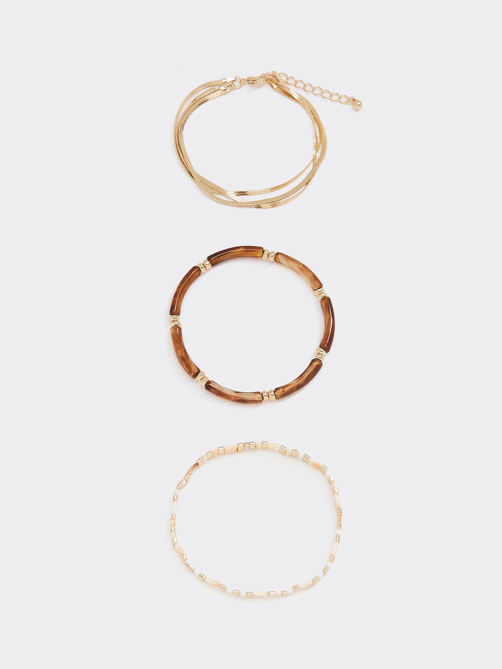 Bracelets with Mother-of-Pearl - Set of 3