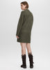 PlushSoft Long-Sleeve Mini Dress with Johnny Collar