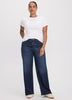 Fitted Crew-Neck Ribbed T-Shirt