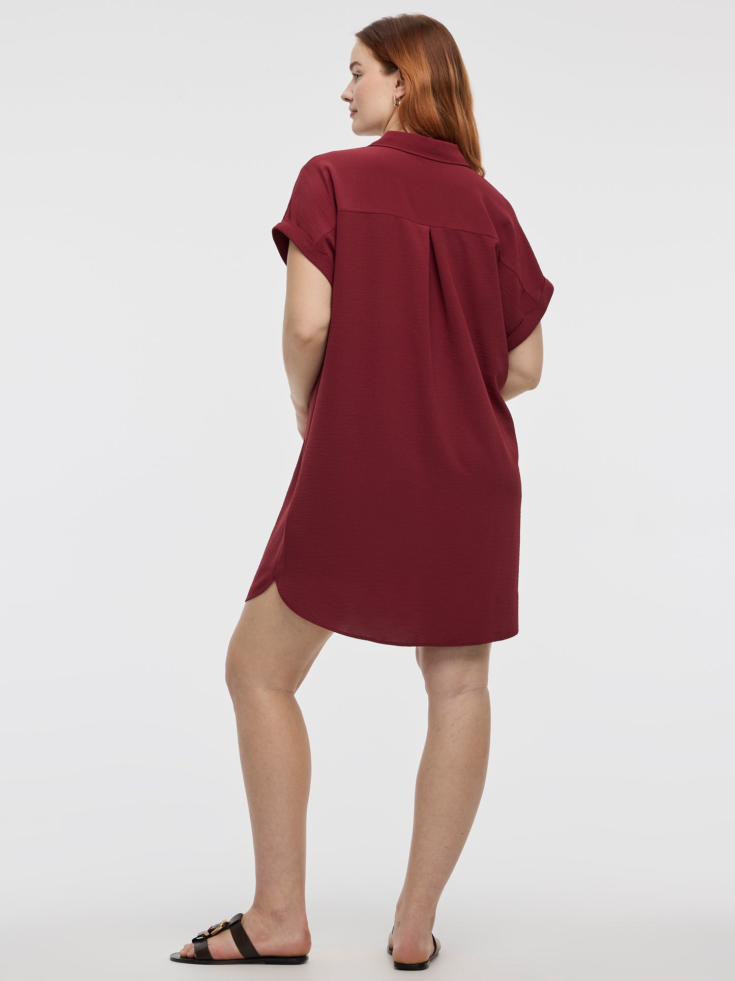 Short-Sleeve Shirt Dress | Regular Short-Sleeve Shirt Dress | Regular