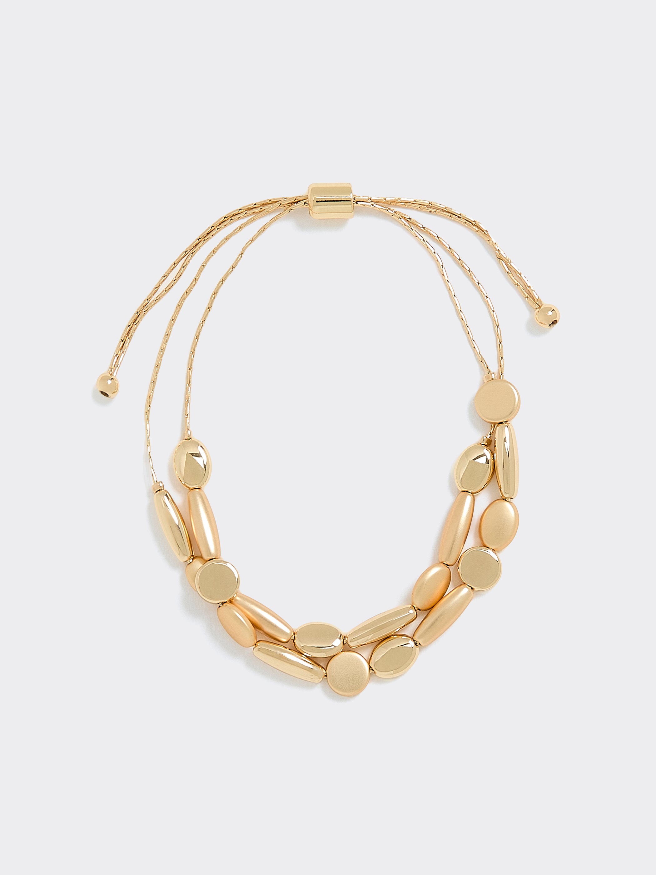 Cord Bracelet with Pebble Beads