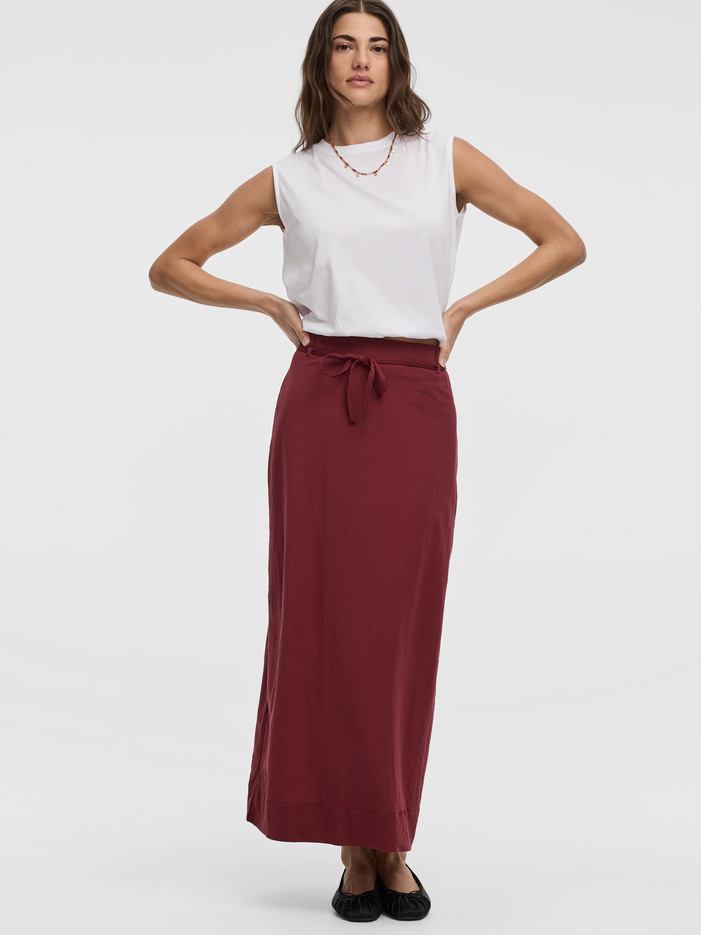 Pull-On Maxi Skirt