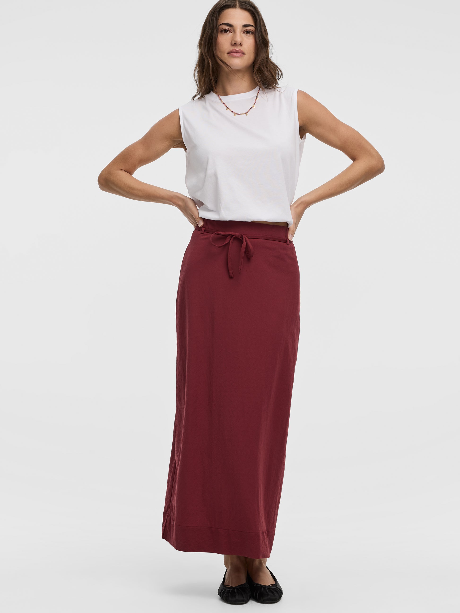 Pull-On Maxi Skirt