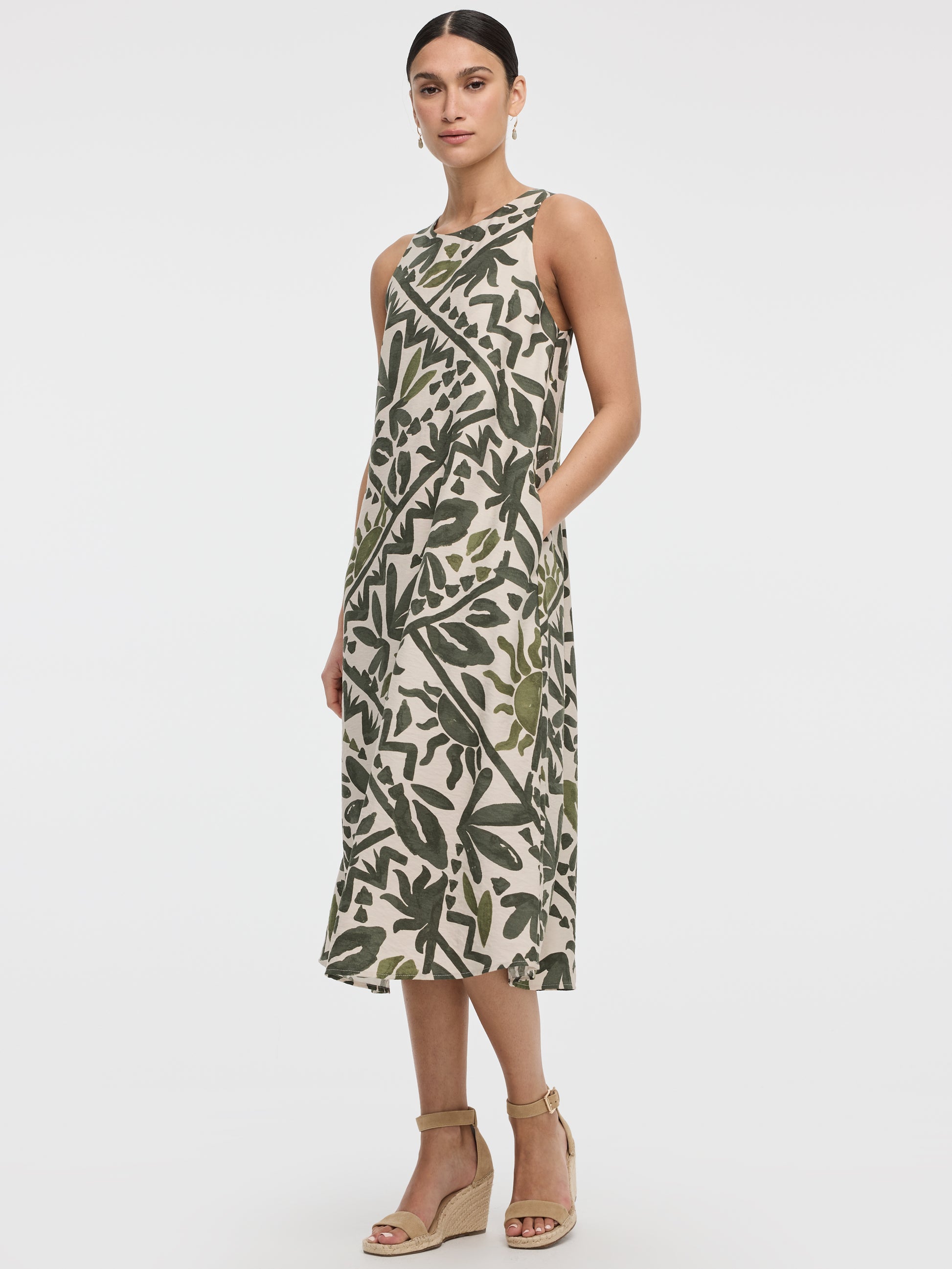 Sleeveless Midi Dress