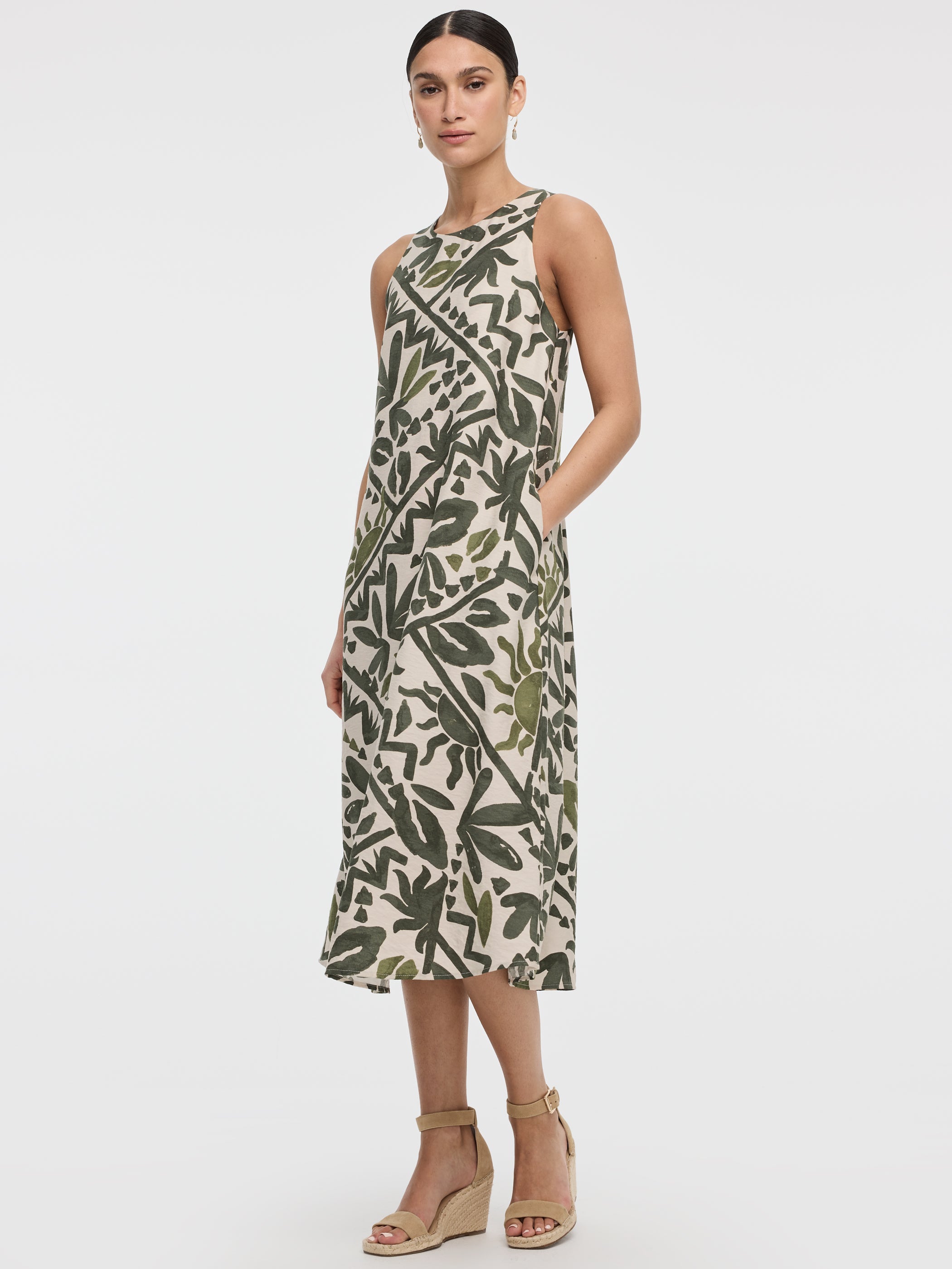 Sleeveless Midi Dress