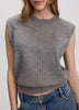 Sleeveless Crew-Neck Sweater Vest