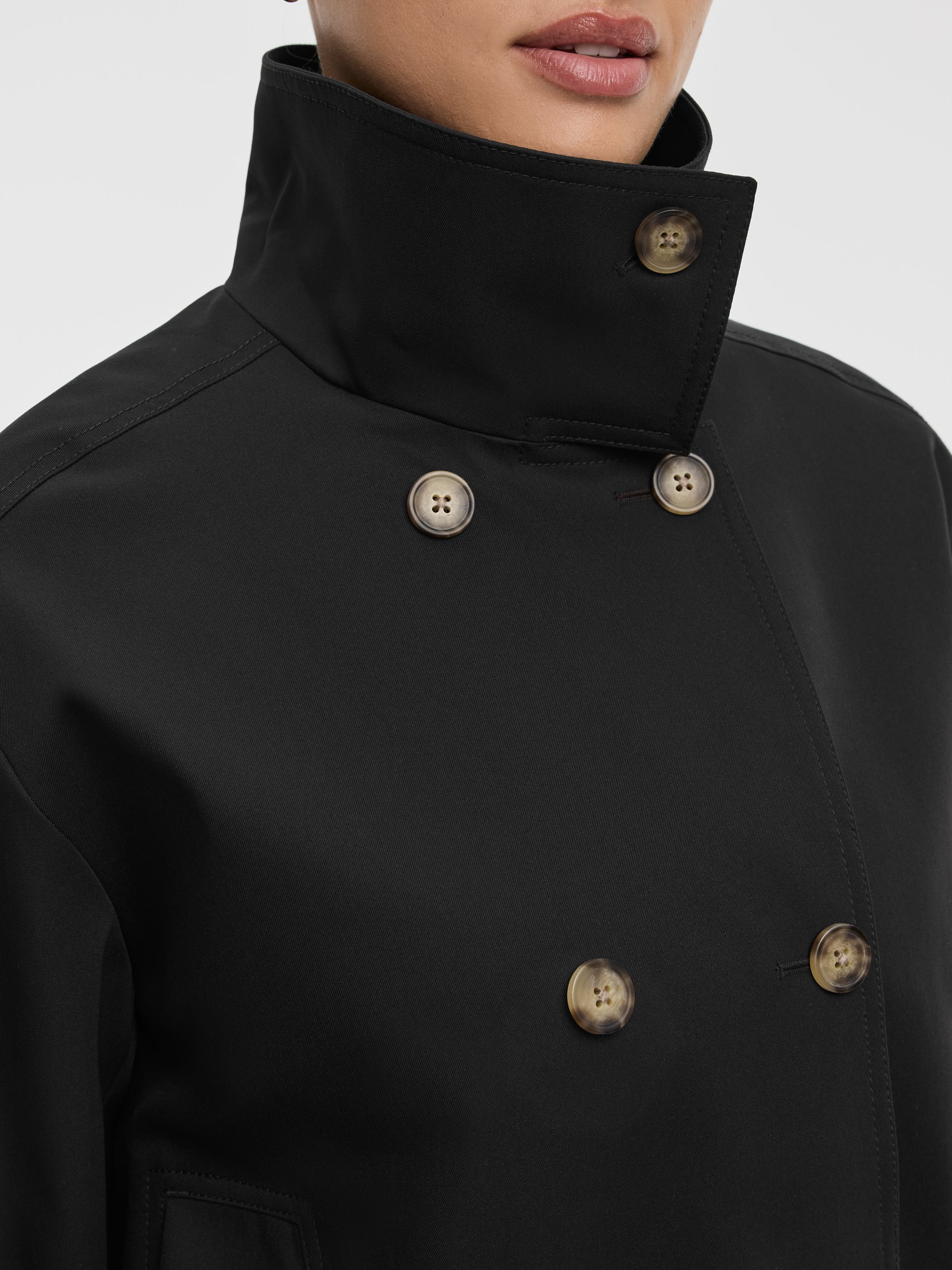 Women's Water-Repellent Short Mock-Neck Coat – Reitmans