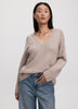 Long-Sleeve V-Neck PlushSoft Sweater